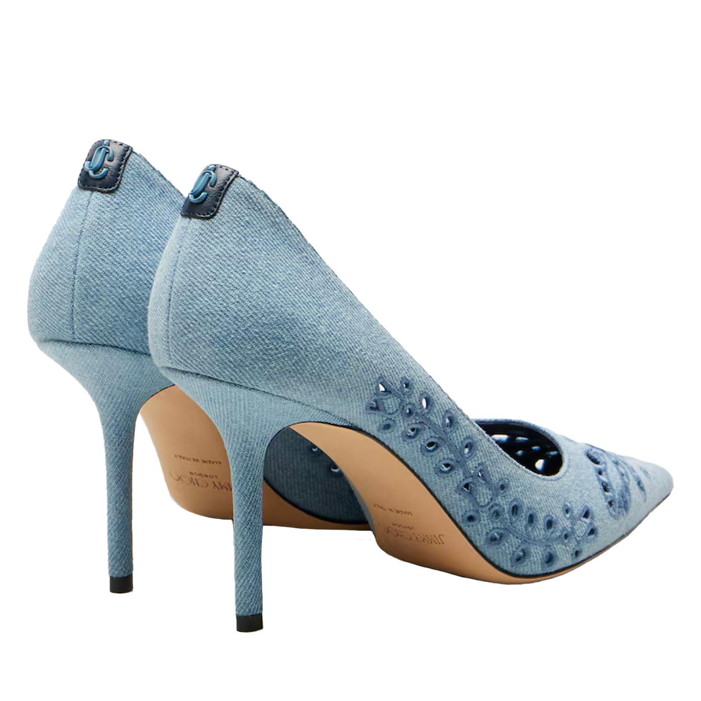 Visuel 3 : Jimmy Choo | Escarpin Love 8,5 cm denim| Boutique Parenthese