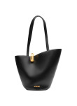 Visuel 2 : Collection Jacquemus| Sac Le Bambola moyen en cuir lisse noir| Boutique de sacs de Luxe Parenthese Bordeaux
