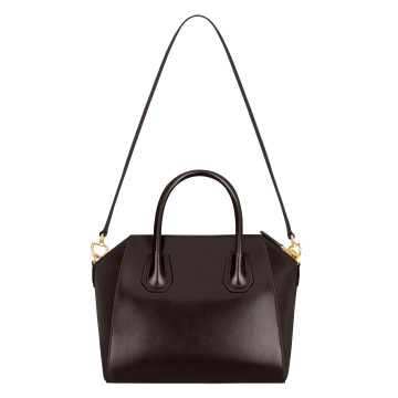 Visuel 3 : Collection Givenchy Bordeaux | Sac Antigona petit en cuir chocolat| Sacs de Luxe Parenthese Bordeaux