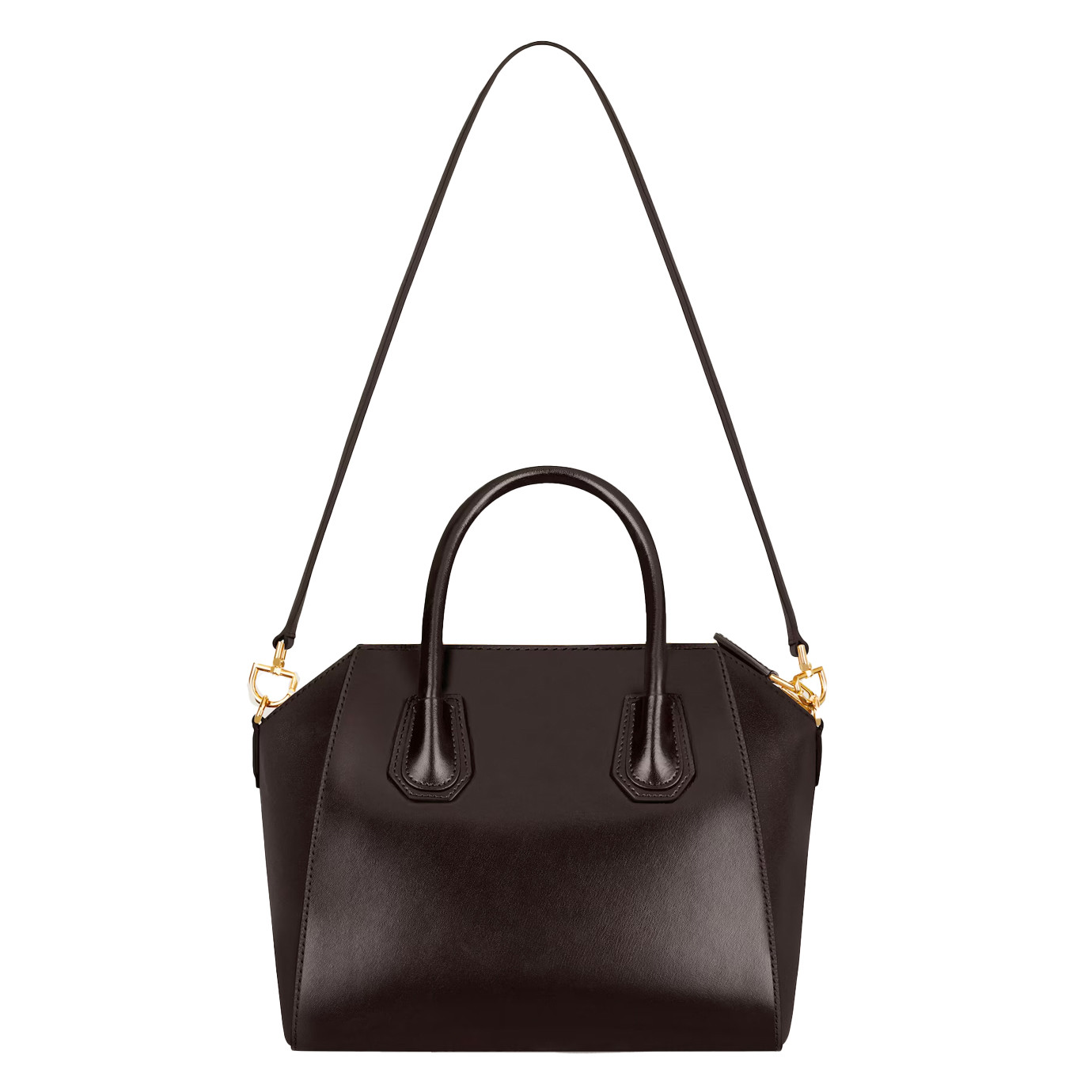 Visuel 3 : Collection Givenchy Bordeaux | Sac Antigona petit en cuir chocolat| Sacs de Luxe Parenthese Bordeaux