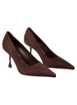 Visuel 2 : Jimmy Choo | Escarpin Ixia 8 cm chocolat| Boutique Parenthese