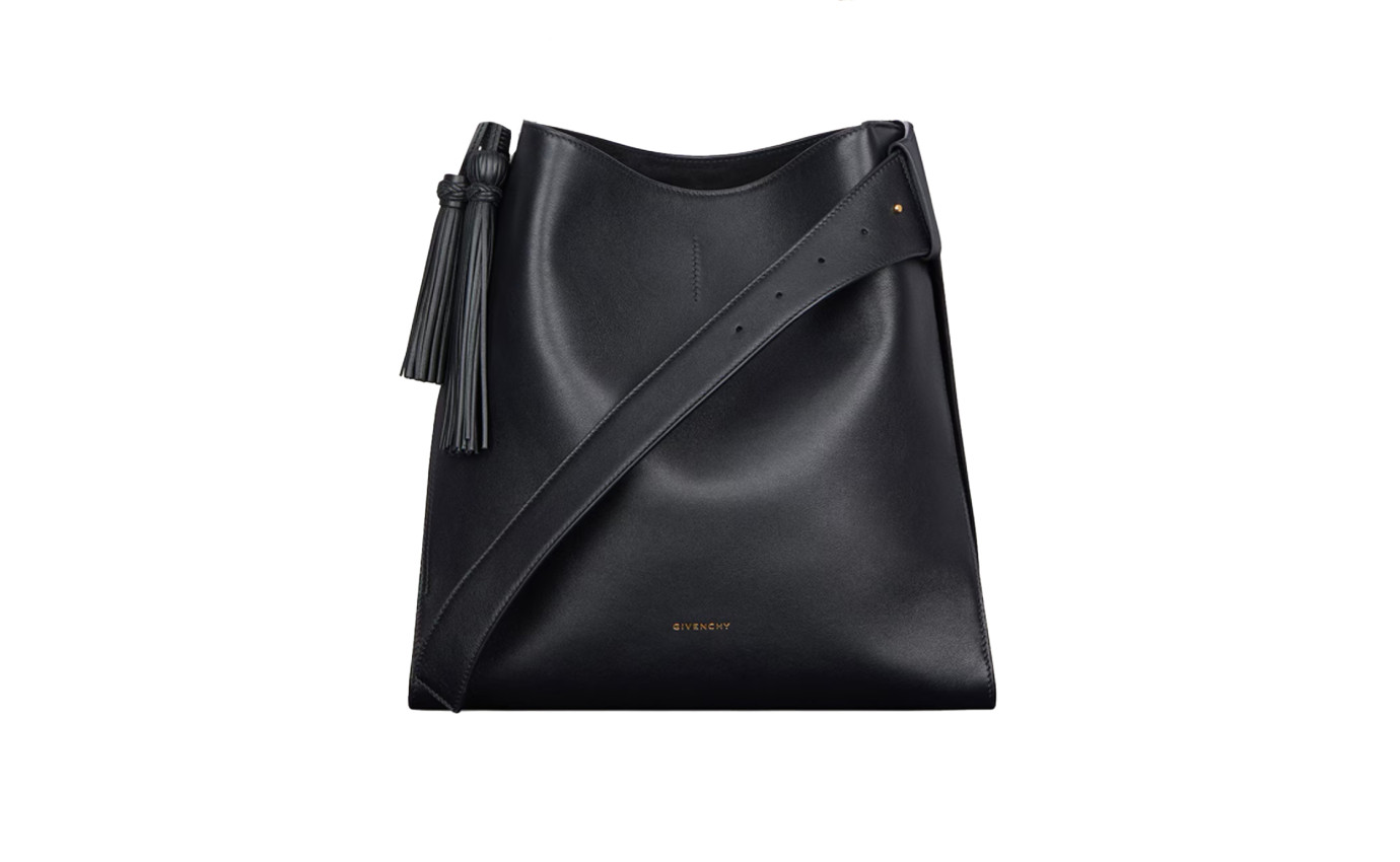 Visuel 1 : Givenchy | Sac Hobo Ceinture cuir noir medium| Boutique Parenthese