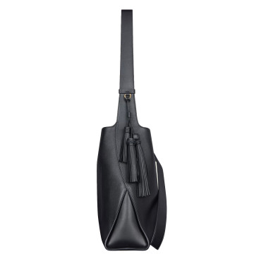 Visuel 4 : Givenchy | Sac Hobo Ceinture cuir noir medium| Boutique Parenthese