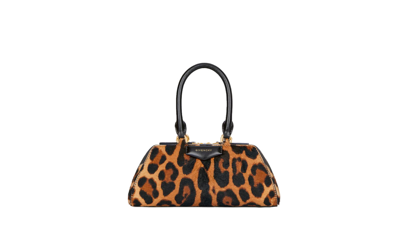 Visuel 1 : Collection Givenchy Bordeaux | Sac Antigona East-west mini léopard| Sacs de Luxe Parenthese Bordeaux
