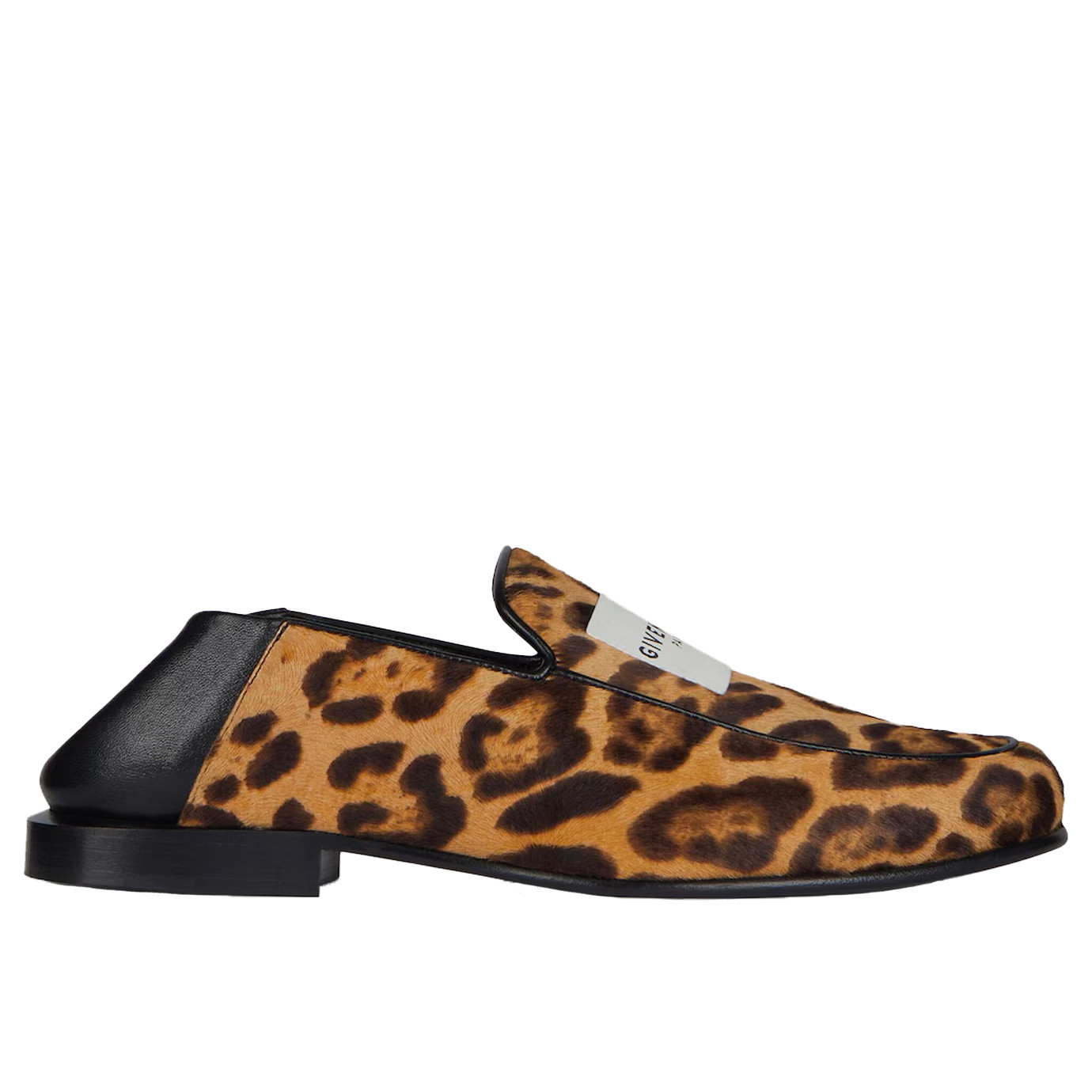 Visuel 2 : Givenchy Chaussure | Mocassin Label en cuir pony léopard| Boutique Parenthese