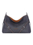Visuel 1 : Givenchy | Sac Voyou médium en denim bleu| Boutique de sacs luxe Parenthese