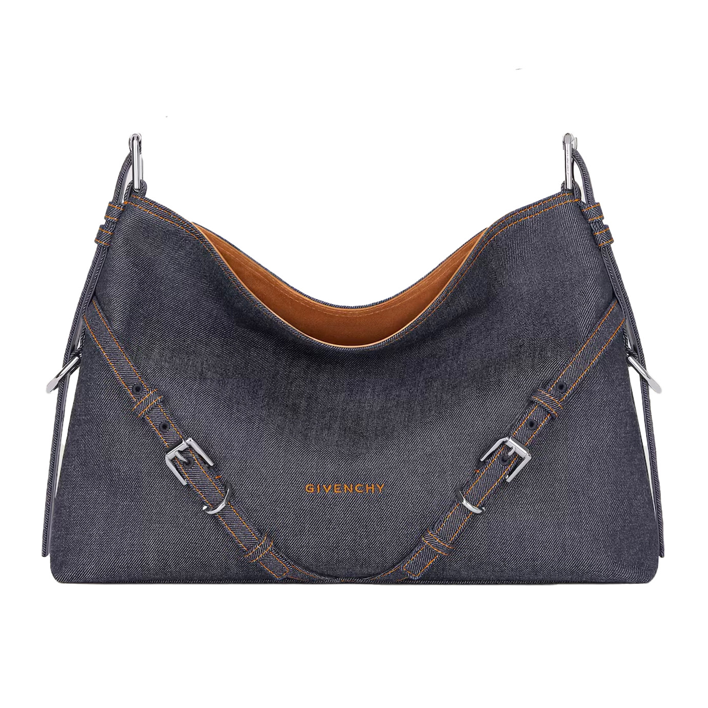 Visuel 1 : Givenchy | Sac Voyou médium en denim bleu| Boutique de sacs luxe Parenthese