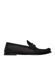 Visuel 1 : Saint Laurent Chaussure | Mocassin Laurent en cuir noir| Boutique Parenthese