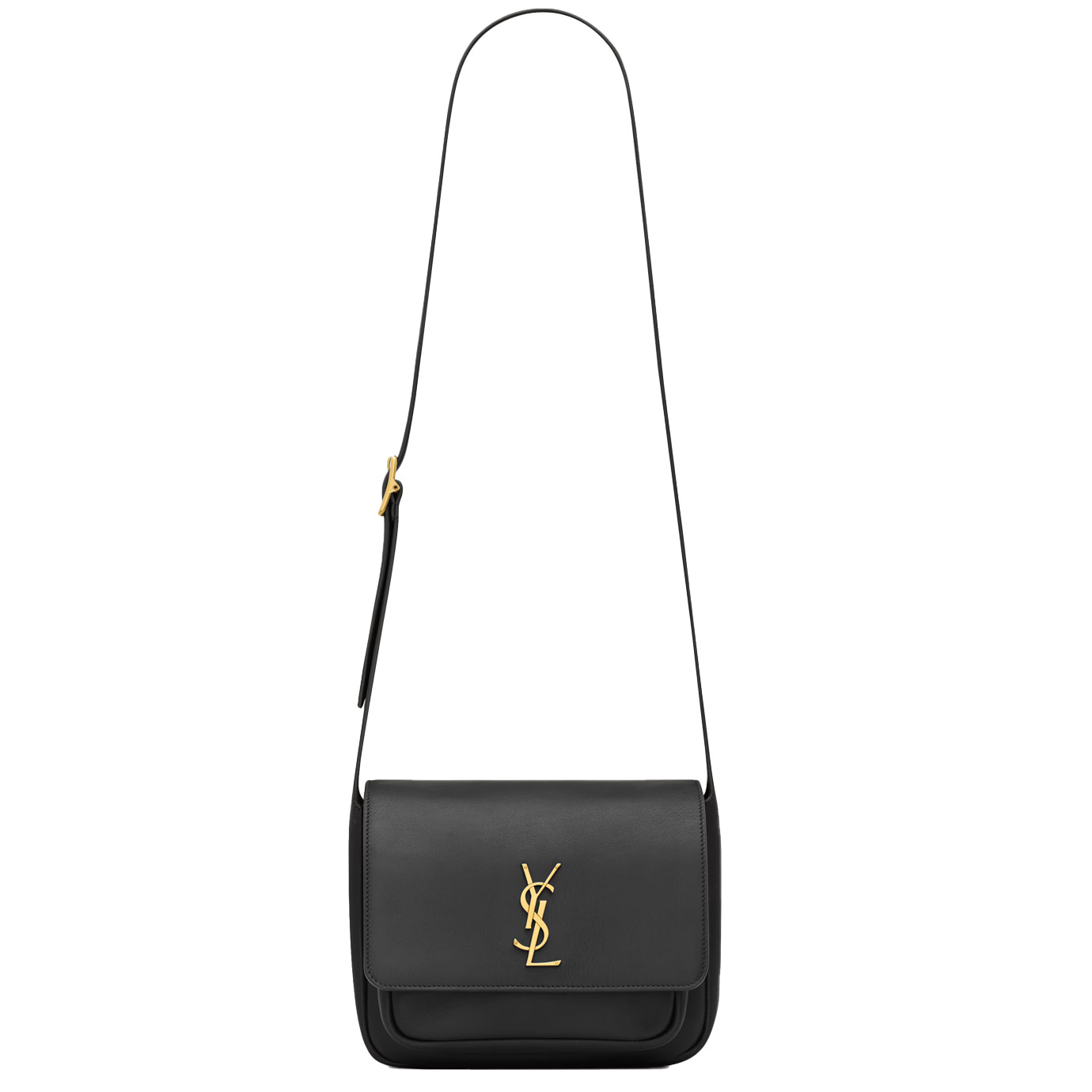 Visuel 2 : Collection Saint Laurent Bordeaux | Besace Niki en cuir noir| Boutique Parenthese Bordeaux