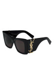 Visuel 1 : Saint Laurent Accessoire| Lunettes de soleil M119 Blaze Black and gold| Parenthese Bordeaux