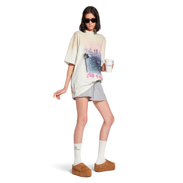 Visuel 6 : Collection Balenciaga Bordeaux | Mule à plateforme Alaska camel| Chaussures de Luxe Parenthese Bordeaux