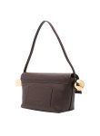 Visuel 3 : Collection Jacquemus Bordeaux | Sac Le Rond Carré en cuir marron| Boutique de sac de Luxe Parenthese Bordeaux