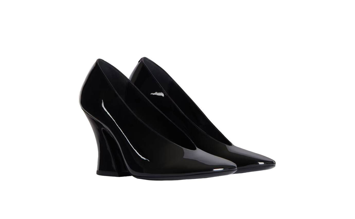 Visuel 2 : Givenchy | Escarpin Sculpted en cuir noir vernis| Boutique Parenthese