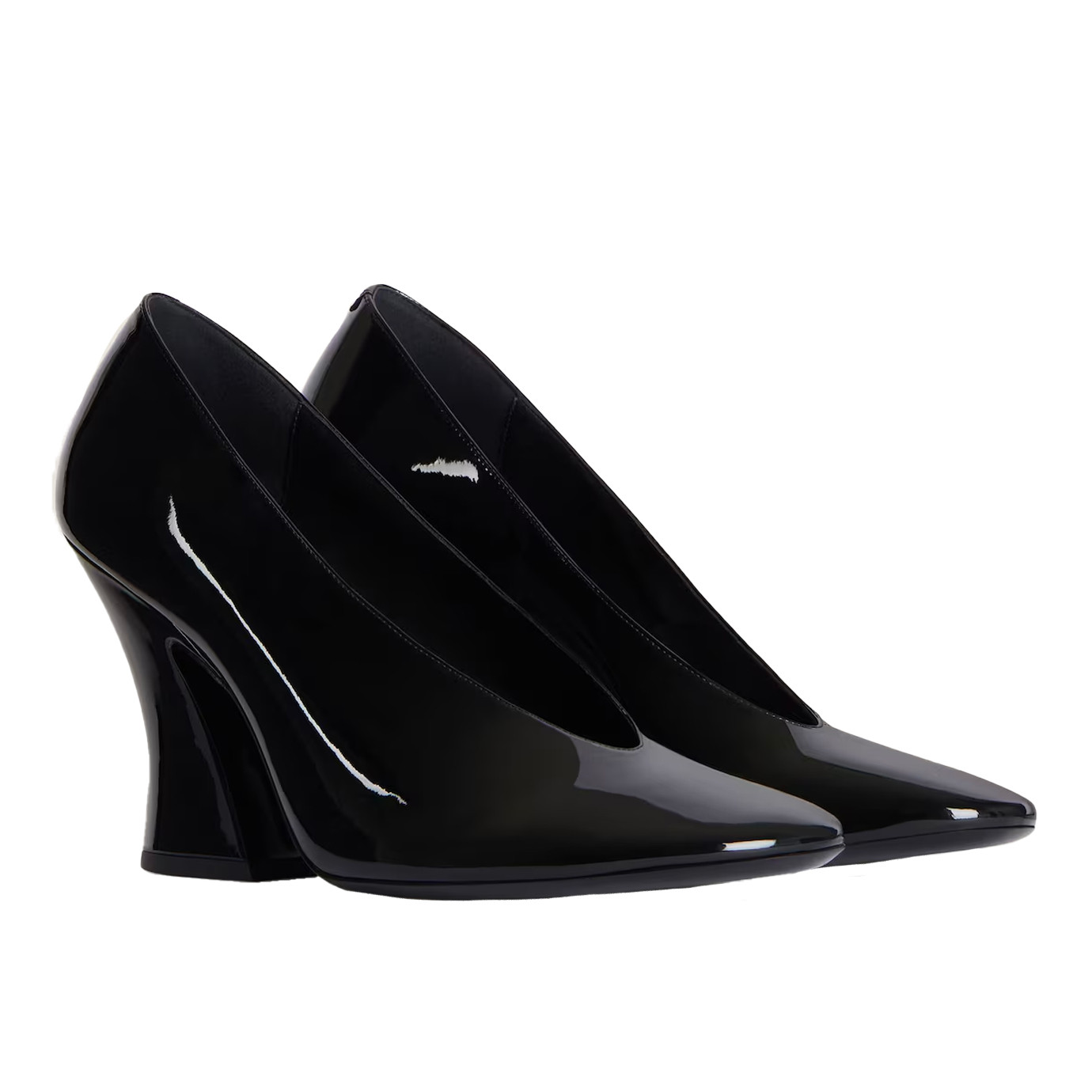 Visuel 2 : Givenchy | Escarpin Sculpted en cuir noir vernis| Boutique Parenthese