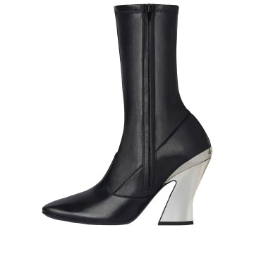 Visuel 3 : Collection Givenchy Bordeaux | Bottine Sculpted en cuir noir| Boutique Parenthese