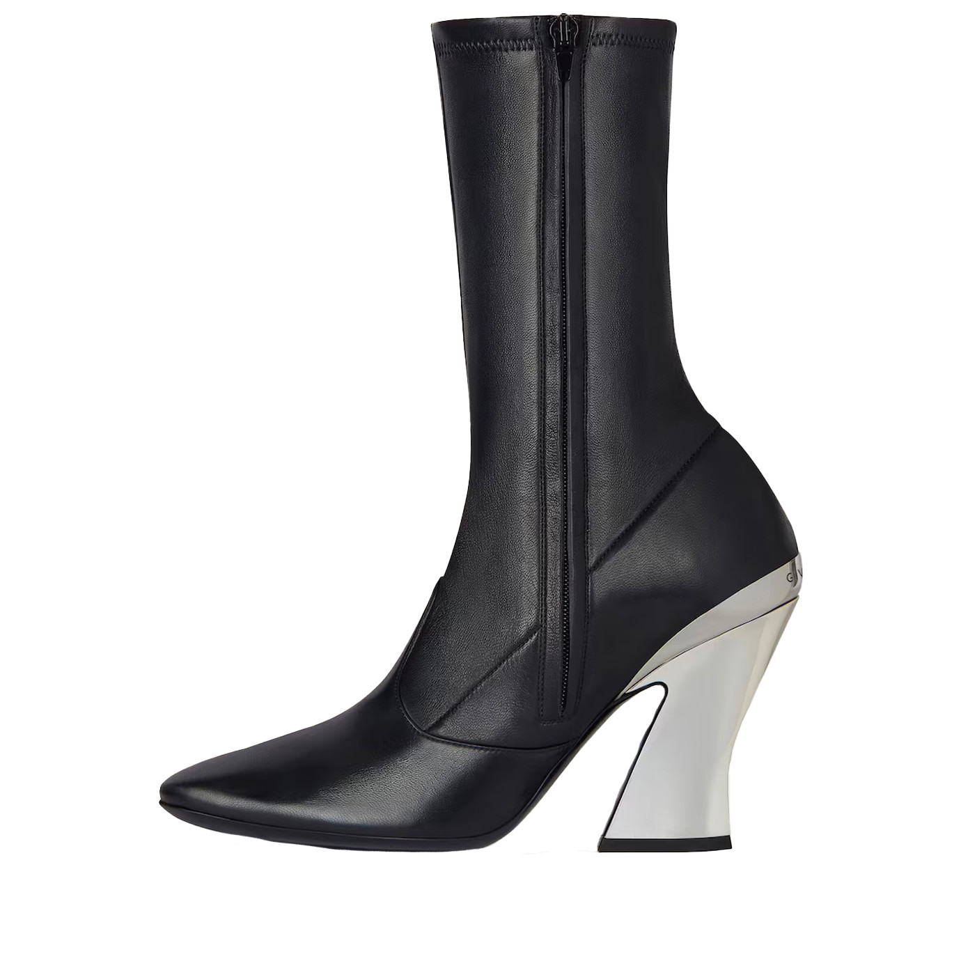 Visuel 3 : Collection Givenchy Bordeaux | Bottine Sculpted en cuir noir| Boutique Parenthese