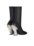 Visuel 4 : Collection Givenchy Bordeaux | Bottine Sculpted en cuir noir| Boutique Parenthese