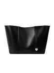 Visuel 1 : Jacquemus | Sac Cabas Le Marino en cur noir| Boutique Parenthese Bordeaux