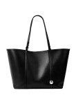 Visuel 2 : Jacquemus | Sac Cabas Le Marino en cur noir| Boutique Parenthese Bordeaux