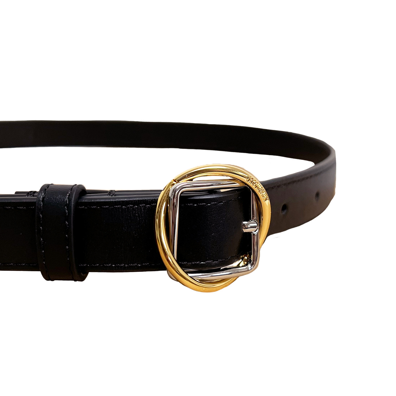 Visuel 2 : Collection Jacquemus Bordeaux | Ceinture Salon fine noir| Boutique d'accesoires de Luxe Parenthese Bordeaux