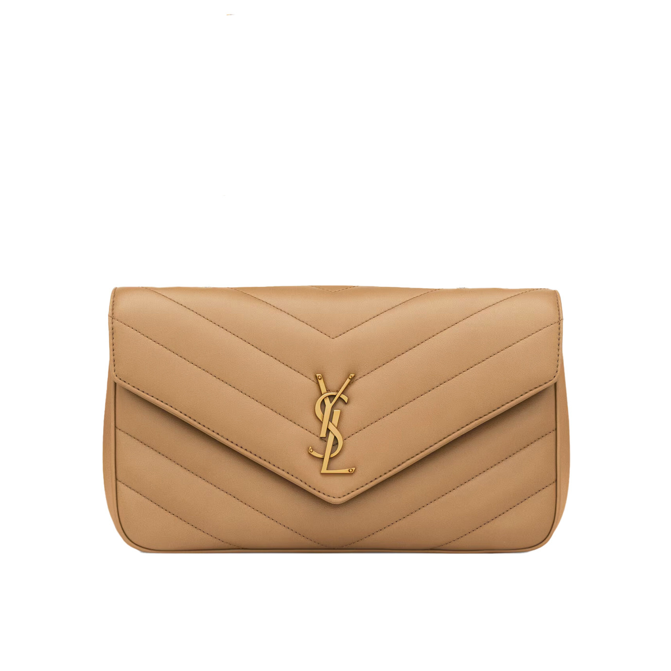 Visuel 1 : Saint Laurent Sac | Loulou medium en cuir natural tan | Boutique Parenthese