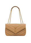 Visuel 2 : Saint Laurent Sac | Loulou medium en cuir natural tan | Boutique Parenthese