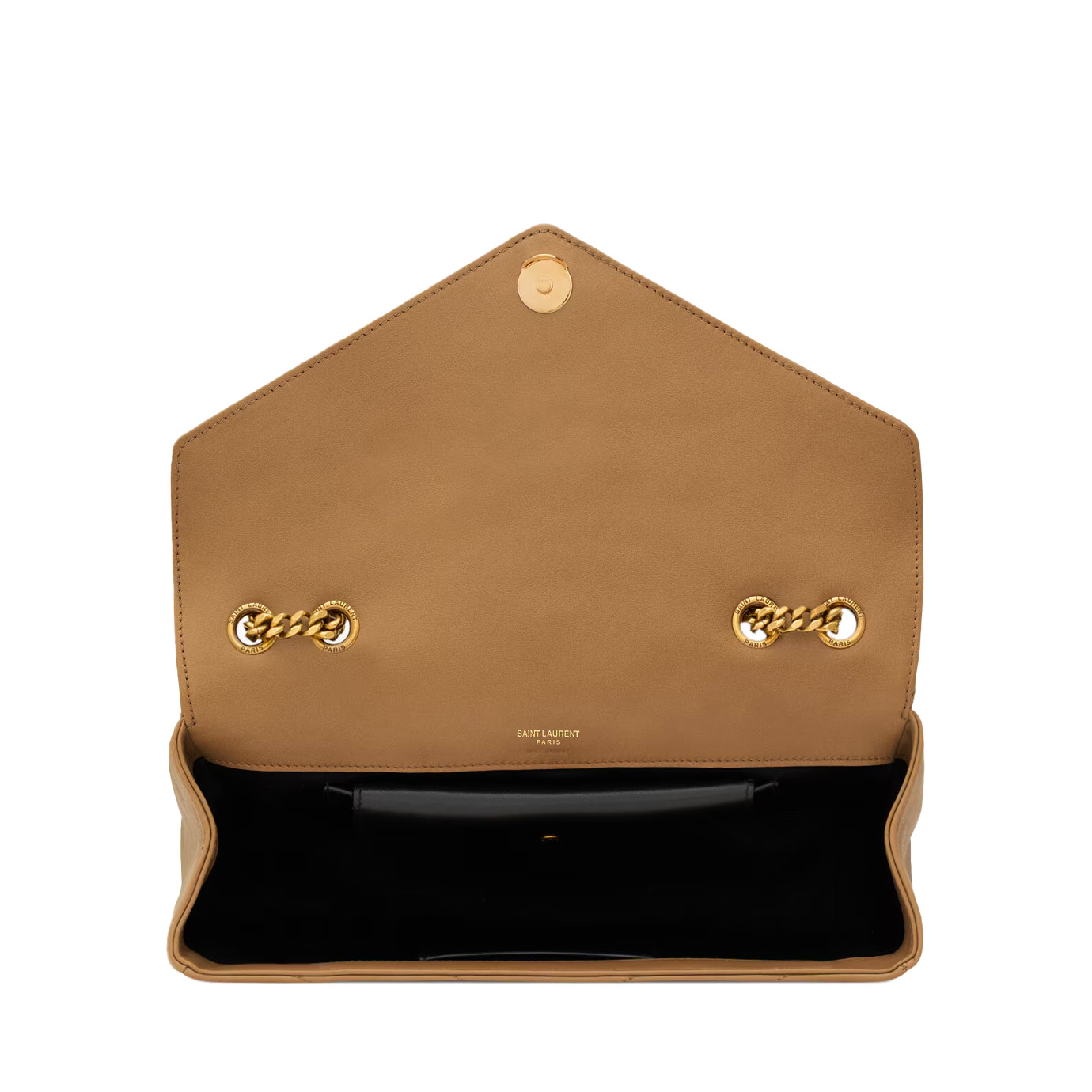 Visuel 5 : Saint Laurent Sac | Loulou medium en cuir natural tan | Boutique Parenthese