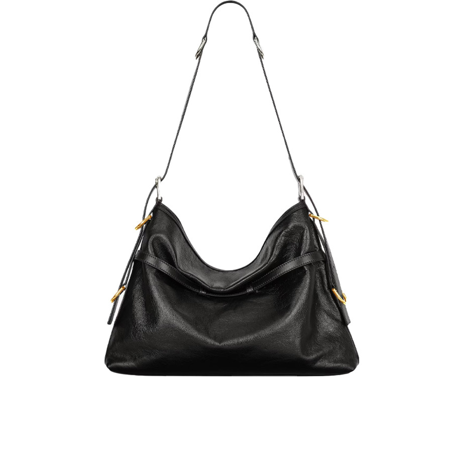 Visuel 2 : Collection Givenchy Bordeaux | Sac Voyou en cuir noir| Sacs de Luxe Parenthese Bordeaux