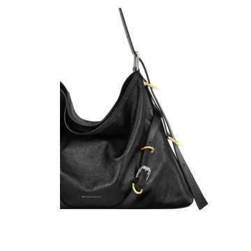 Visuel 4 : Collection Givenchy Bordeaux | Sac Voyou en cuir noir| Sacs de Luxe Parenthese Bordeaux