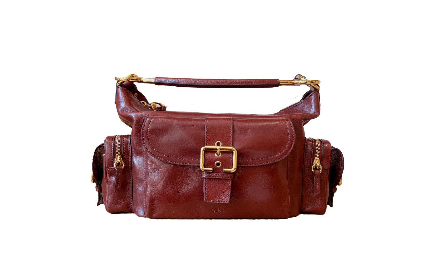 Visuel 1 : Collection Chloé Bordeaux | Sac Camera Bag en cuir dawn red | Boutique de sac de Luxe Parenthese Bordeaux