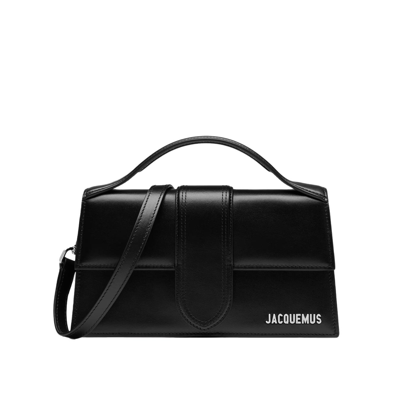Visuel 1 : Jacquemus | Sac Le Grand Bambino Noir et argent | Boutique Parenthese Bordeaux
