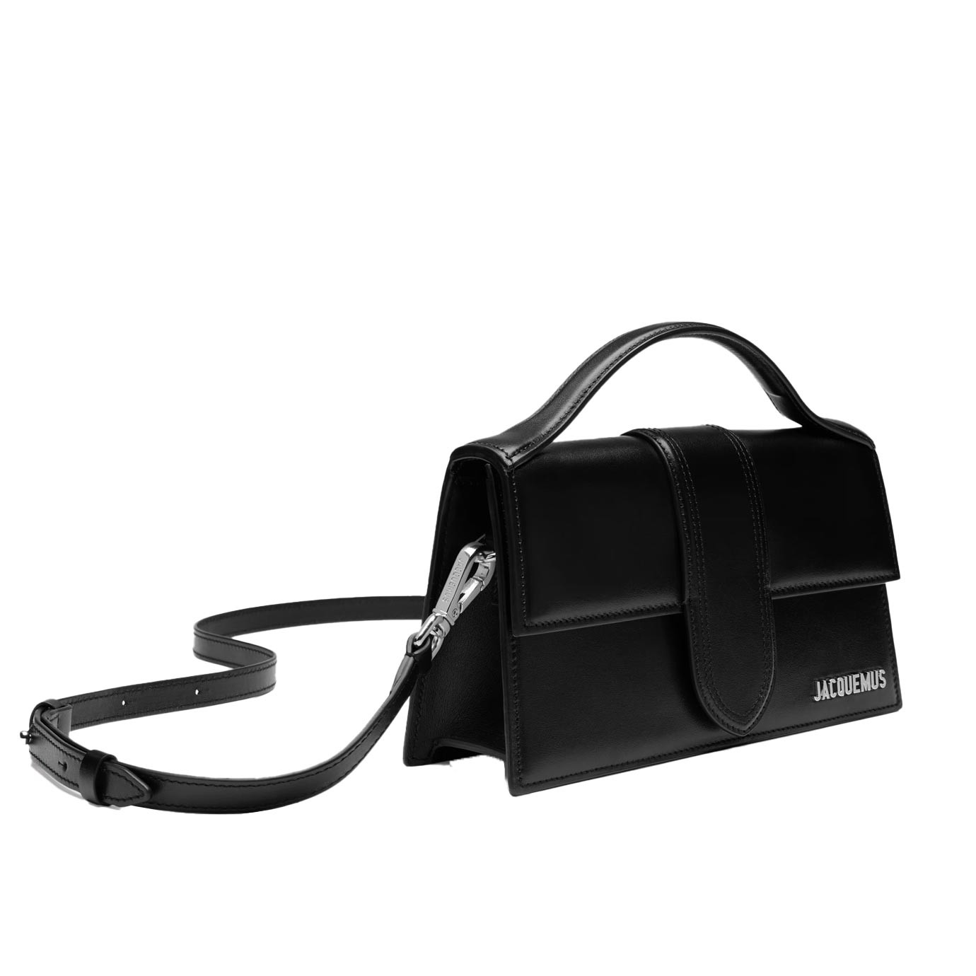 Visuel 2 : Jacquemus | Sac Le Grand Bambino Noir et argent | Boutique Parenthese Bordeaux