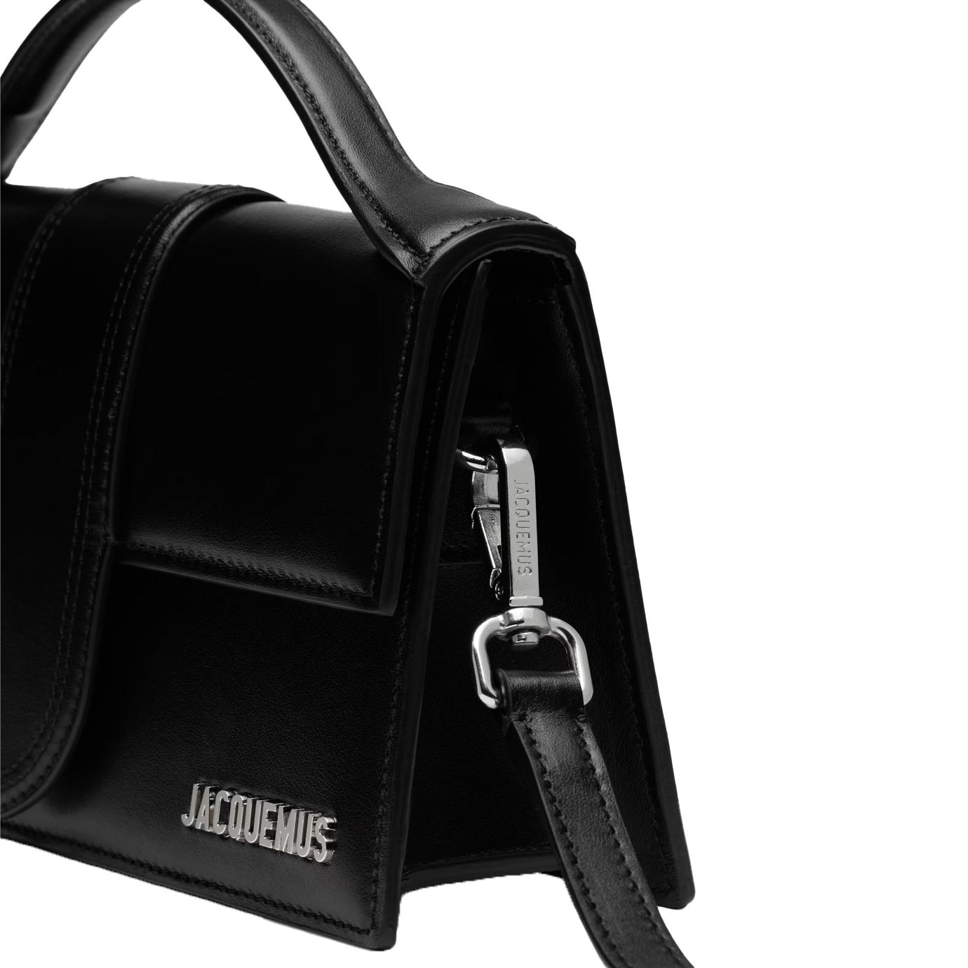 Visuel 3 : Jacquemus | Sac Le Grand Bambino Noir et argent | Boutique Parenthese Bordeaux