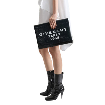 Visuel 4 : Collection Givenchy Bordeaux | Pochette Paris 1952 noir | Sacs de Luxe Parenthese Bordeaux