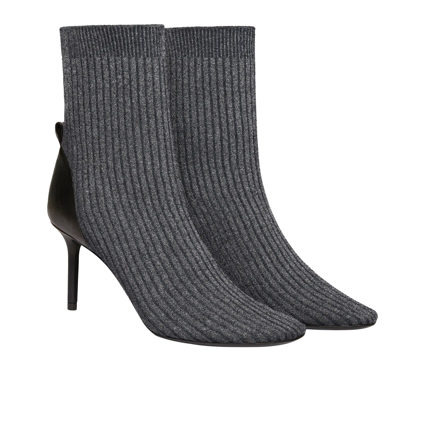 Visuel 2 : Collection Courrèges Bordeaux | Boots Knit en maille grise| Boutique Parenthese