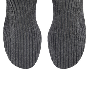 Visuel 4 : Collection Courrèges Bordeaux | Boots Knit en maille grise| Boutique Parenthese