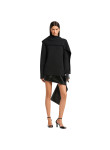 Visuel 5 : Collection Courrèges Bordeaux | Sandale Peep Toe en vinyle noir| Boutique Parenthese