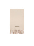 Visuel 1 : Collection Jacquemus Bordeaux | L'écharpe Moisson beige| Boutique Parenthese