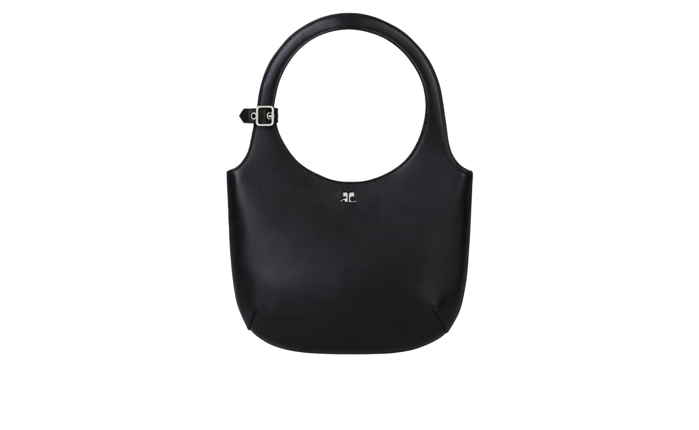 Visuel 1 : Courrèges | Sac Holy en cuir noir| Boutique Parenthese Bordeaux