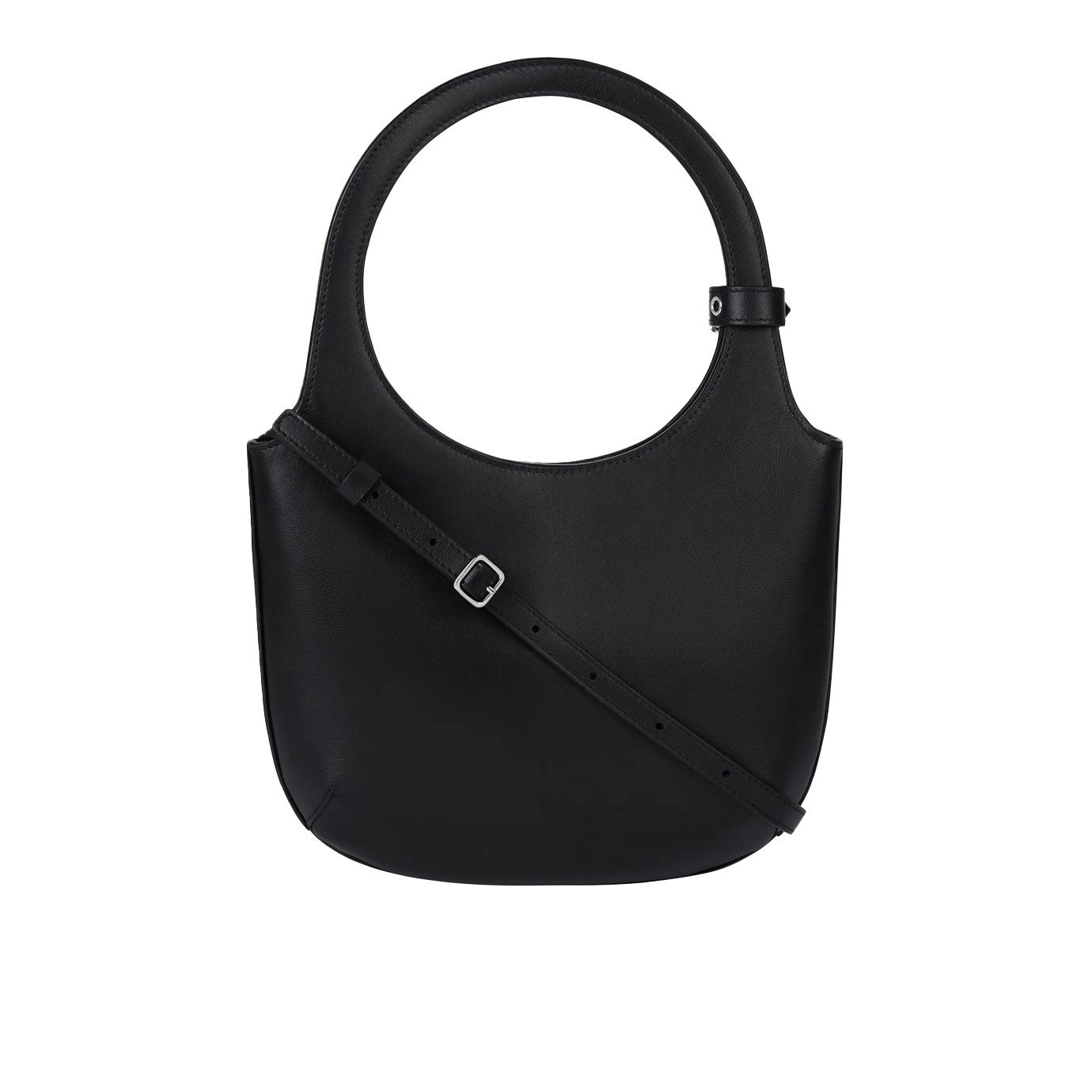 Visuel 2 : Courrèges | Pochette Cuff en cuir prune| Boutique Parenthese Bordeaux