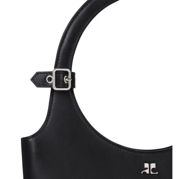 Visuel 4 : Courrèges | Pochette Cuff en cuir prune| Boutique Parenthese Bordeaux