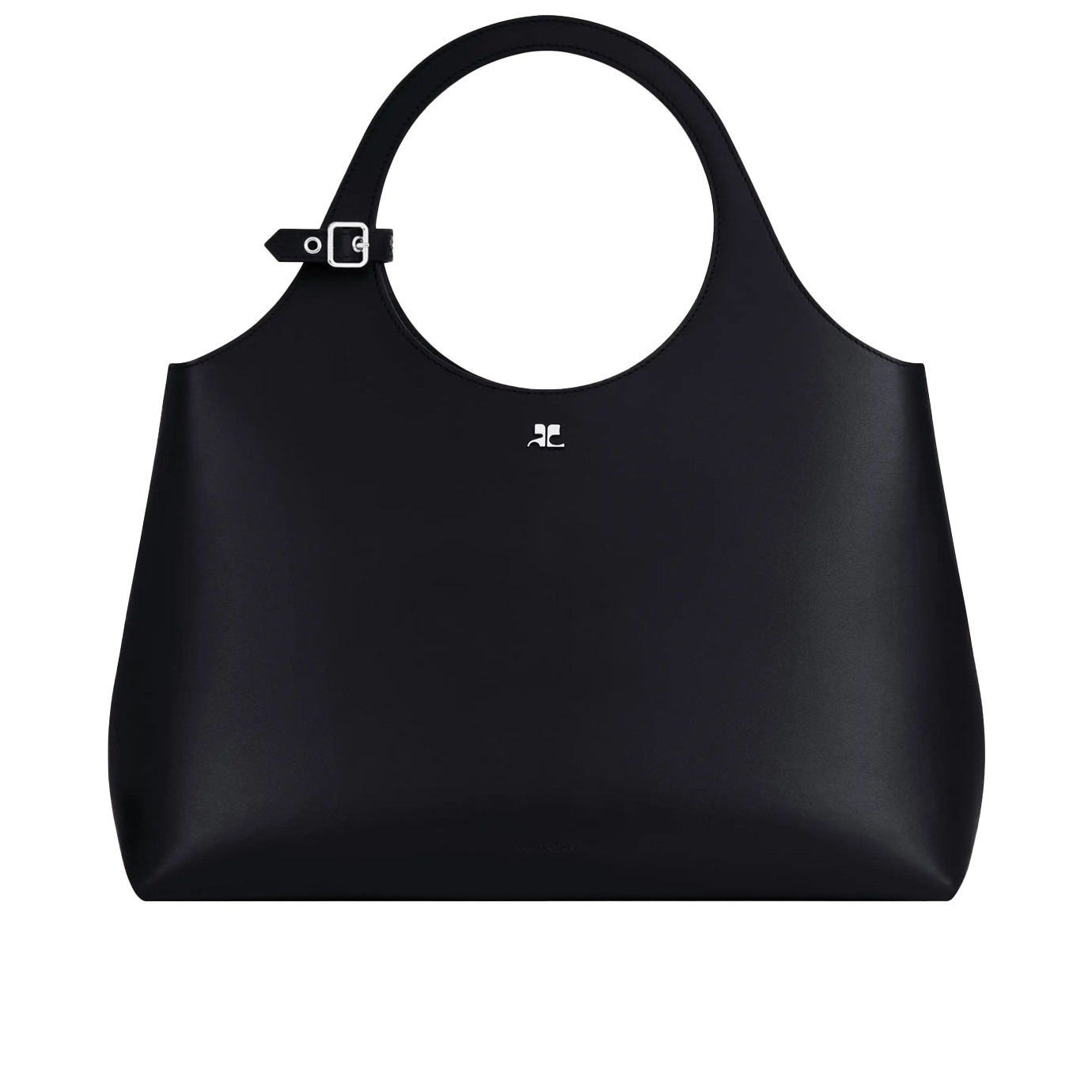 Visuel 1 : Courrèges | Sac Holy Day Large en cuir noir| Boutique Parenthese Bordeaux