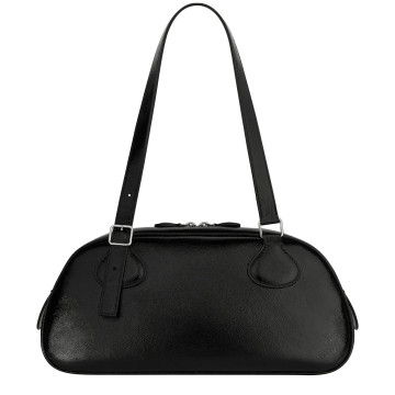 Visuel 3 : Courrèges | Sac Friday Medium en cuir noir| Boutique Parenthese Bordeaux