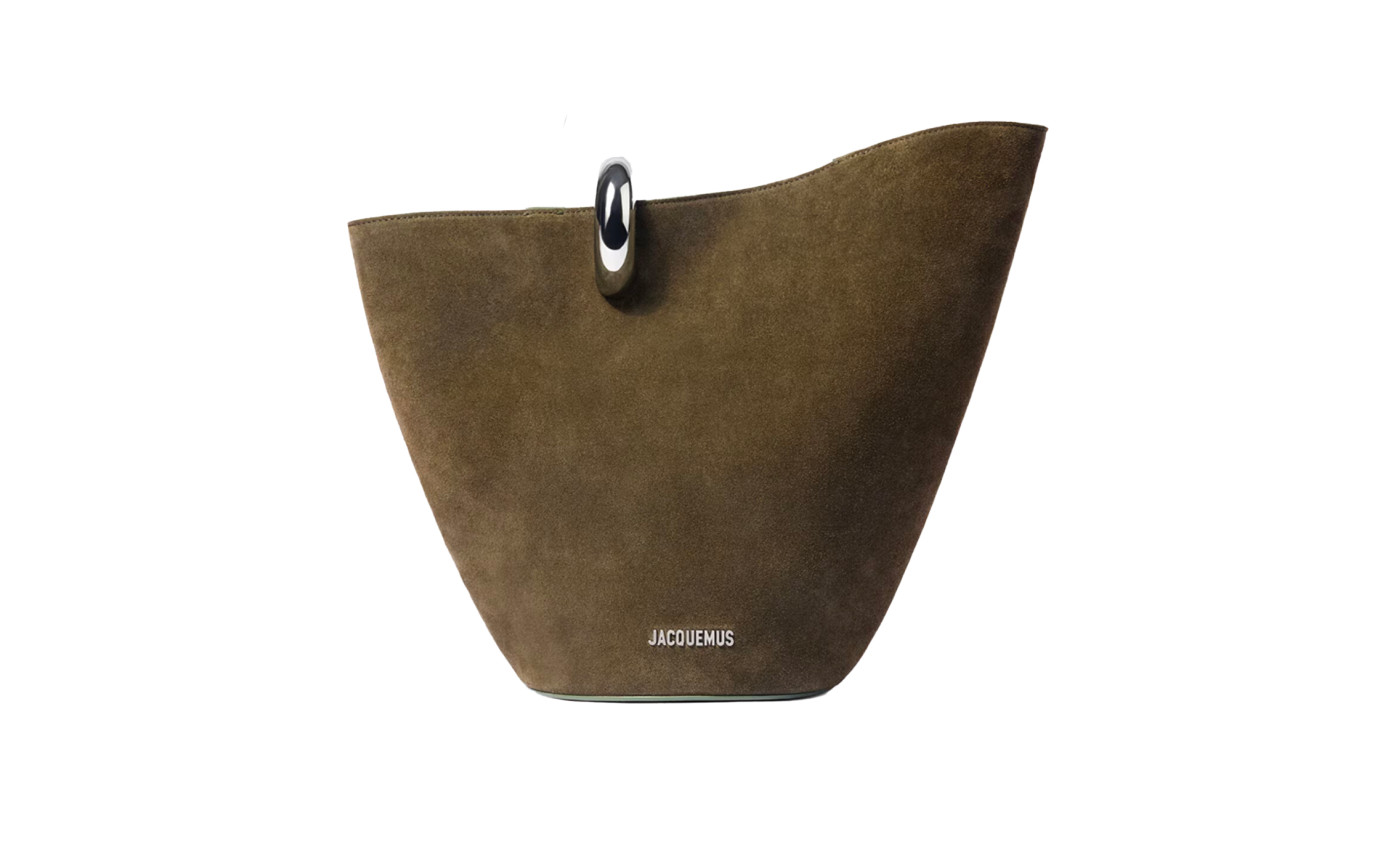 Visuel 1 : Collection Jacquemus| Sac Le Bambola moyen kaki | Boutique de sacs de Luxe Parenthese Bordeaux