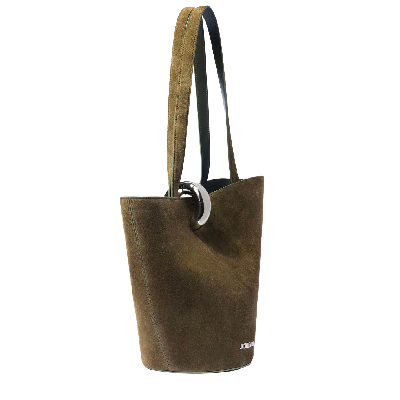 Visuel 3 : Collection Jacquemus| Sac Le Bambola moyen kaki | Boutique de sacs de Luxe Parenthese Bordeaux