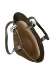 Visuel 4 : Collection Jacquemus| Sac Le Bambola moyen kaki | Boutique de sacs de Luxe Parenthese Bordeaux
