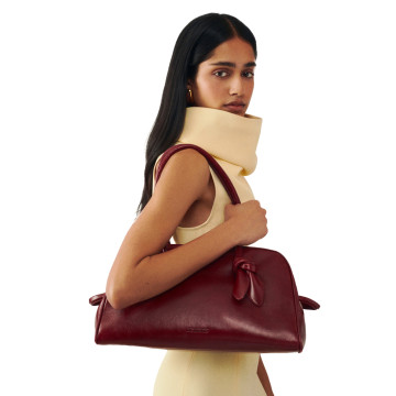 Visuel 6 :  Jacquemus | Le Turismo burgundy |Boutique Parenthese |Sac de luxe pour femme