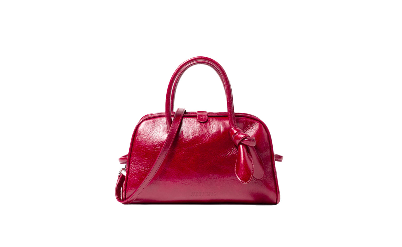 Visuel 1 :  Jacquemus | Le Petit Turismo burgundy |Boutique Parenthese |Sac de luxe pour femme