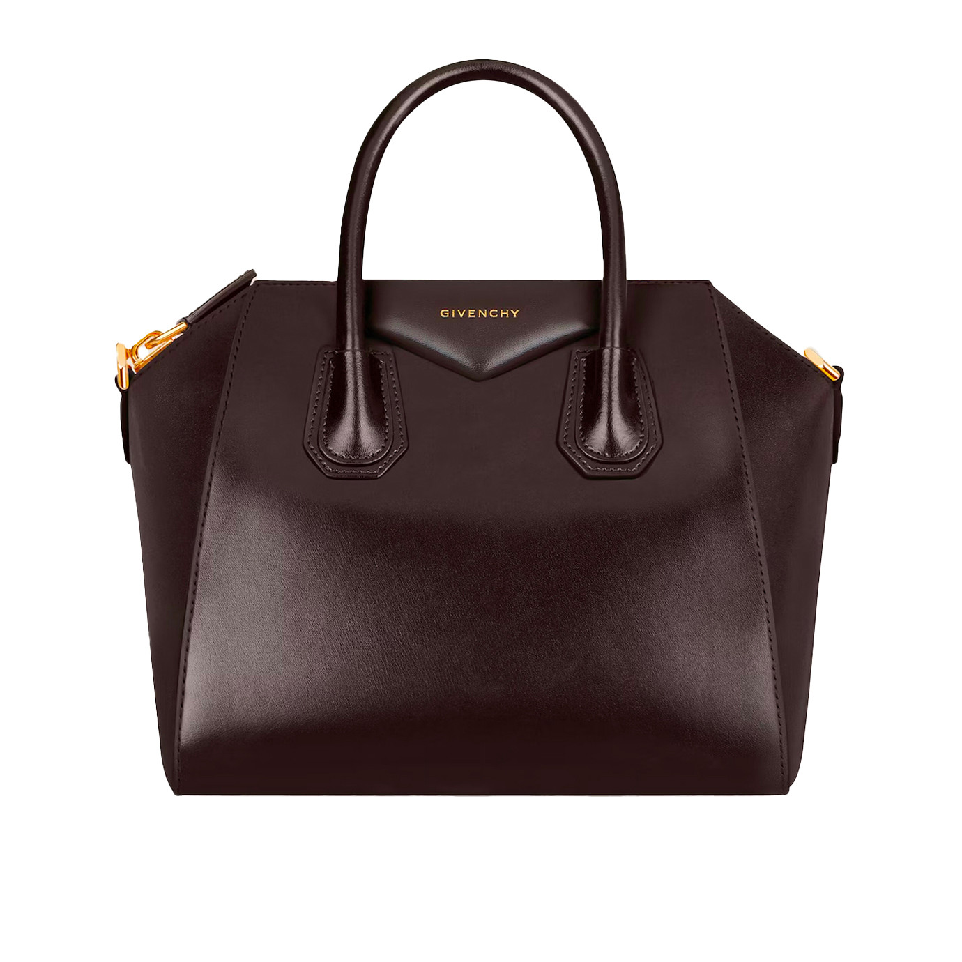 Visuel 1 : Collection Givenchy Bordeaux | Sac Antigona petit en cuir chocolat| Sacs de Luxe Parenthese Bordeaux