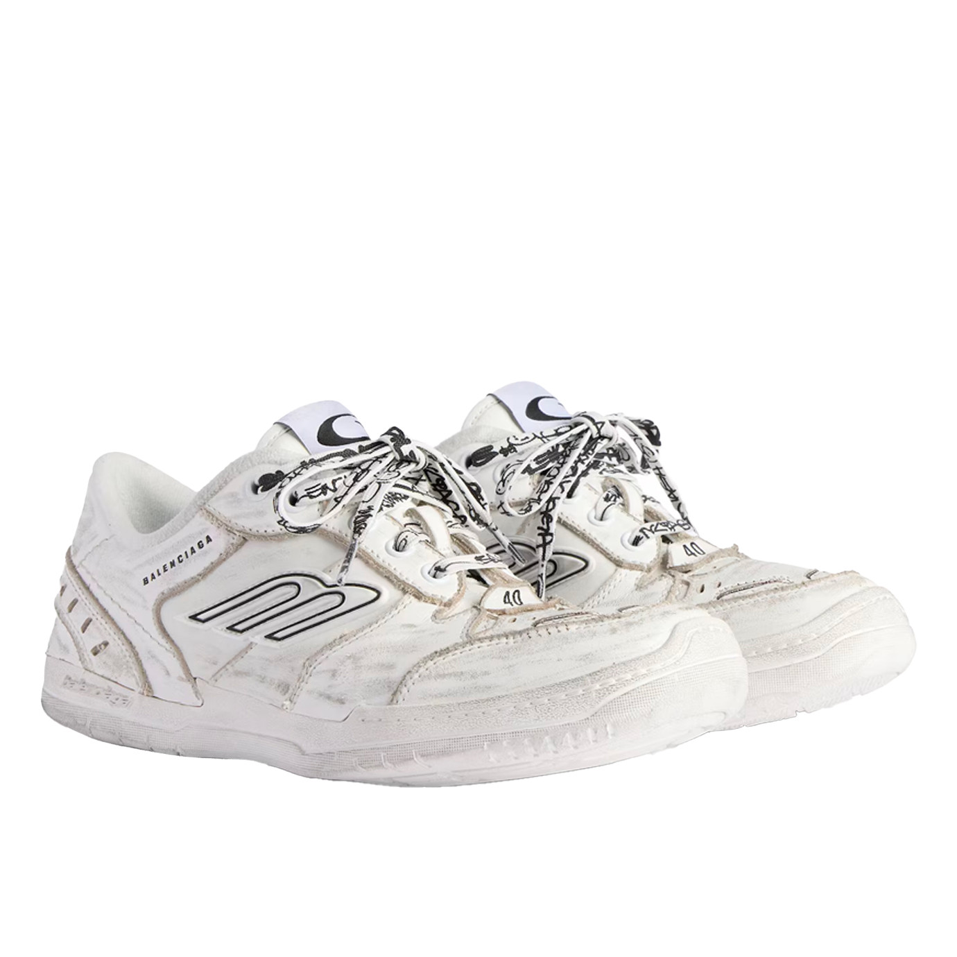 Visuel 2 : Collection Balenciaga Bordeaux | Sneakers Hamptons blanc| Parenthese Bordeaux